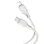 Кабель зарядки Hoco X101 Silicone Type-C to Lightning PD27W сірий - мініатюра 2