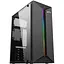 Корпус GTL N3202C Mandalorian Black, без БЖ, Mid Tower, ATX / Micro ATX / Mini ITX, 2xUSB 3.0, 360x176x410 мм, 0.4 мм, 2.8 кг - мініатюра 1