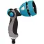 Пистолет для поливки металлический Presto-PS насадка на шланг 7777B - миниатюра 1