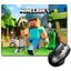 Ігрова поверхня Nextprint Стів з Кіркою Майнкрафт Minecraft 220 х 180 мм (584) - мініатюра 1