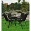 Комплект садовой мебели Garden Line Majorka-4 Black - миниатюра 4