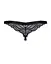 Кружевные танга с доступом Obsessive 828-THC-1 crotchless thong черные S/M - миниатюра 6