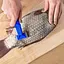 Рибочистка шкребок для рибної луски із пластиковою ручкою 15.5 см, Kitchette Синій 87515 - мініатюра 3