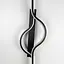 Настінний чорний бра у хвилеподібному корпусі 100 см Арт. WM33/1000 Line F - мініатюра 2