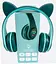 Бездротові дитячі навушники CAT EAR YW-018 з котячими вушками з підсвічуванням - мініатюра 3