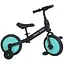 Детский беговел-велосипед MBB 1012-1 Profi Kids 12" EVA-колеса эксцентрик черно-голубой - миниатюра 1