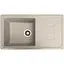 Гранітна кухонна мийка Romzha Trei 78 Gri (802) з крилом - мініатюра 1
