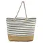 Сумка пляжна, велика, мотузкові ручки Полоси, 36x50x14 см - мініатюра 1
