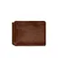 Кожаное портмоне 13.0 зажим светло-коричневый краст - миниатюра 11