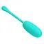 Віброяйце Pretty Love Kirk Super Soft Silicone 19.7 см бірюзовий - мініатюра 6
