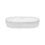 Умивальник Qtap Scorpio накладний овальний 610x400x120 мм White + донний клапан PU02, Білий - мініатюра 3