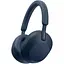 Наушники Over-ear WH-1000XM5 BT 5.2, ANC, Hi-Res, AAC, LDAC, Wireless, Mic, Синий Sony teh0013177 - миниатюра 2