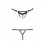 Відверті трусики-стрепи з мереживом Passion Exclusive SOLON THONG XXL/XXXL black - мініатюра 5