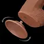 Фаллоимитатор LoveToy Sliding-Skin Dual Layer Dong King Sized 34 см коричневый - миниатюра 7