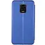 Кожаный чехол-книжка Classy для Xiaomi Redmi Note 9s / Note 9 Pro / Note 9 Pro Max Синий - миниатюра 2