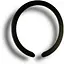 Стальная пластина DK для MagSafe Ring на скотче (Кольцо С / black) - мініатюра 3