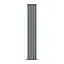 Радіатор дизайнерський Ideale Jolanda 12 5/1800/295 антрацит, Антрацит - мініатюра 1