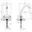 Змішувач для кухні Kroner KRM Rhein - C030 (CV014915) - мініатюра 7