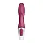 Вібратор-кролик Satisfyer Heated Affair 20 см бордовий - мініатюра 2
