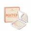 Хайлайтер запечений Bogenia Match Radiant Baked Highlighter (BG671), 001 Айворі - мініатюра 1