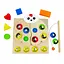 Дерев'яна розвивальна гра "Магнітний сортер Квочка" 900637 - мініатюра 3