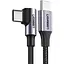 Кабель кутовий Ugreen US255 Type-C - Type-C 2 м чорний - мініатюра 1