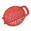 Терка пластмассовая круглая для детского питания и картофеля 24 см, Kitchette Красный 83845 - миниатюра 1