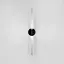 Настінний світильник з імітацією крапель води в чорному корпусі 60 см Line F Арт. W013/600 BK - мініатюра 2