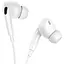 Наушники Borofone BM100 Pro Fuente universal earphones with microphone белые - миниатюра 1