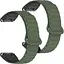 Ремінець DK CDK для Garmin Fenix ​​6X / 6X Pro 26mm Silicone Shaped Magnetic Band 2 шт. (019625) (green / black) - мініатюра 1