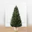Елка искусственная литая в горшке литая ”Лапландская Зеленая” 1.1 м - миниатюра 1