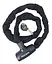 Велосипедний замок West Biking YP0705042 6 x 1200 мм ланцюговий під ключ чорний (G0001989) - мініатюра 1