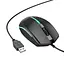 Мишка Borofone BG10 Soaring game luminous wired mouse 1000dpi з підсвіткою чорна - мініатюра 3