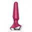 Анальна пробка Satisfyer Plug-ilicious 2, 14 см (малиновий) - мініатюра 1