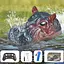 Човен на радіокеруванні SHT 3736AD Hippopotamus 2.4G Black / Brown - мініатюра 4