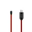 Кабель с индикатором Hoco U29 Led Dislayed Timing iPhone 6, 7, 8 X Red 1.2 м - миниатюра 1