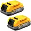 Акумуляторна батарея DeWalt 18 В XR Li-lon PowerStack 3.5А 2 шт. (DCBP318S2) - мініатюра 1