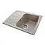 Гранитная мойка Globus Lux Tana песчаный 610x500 мм А0004, Sand - миниатюра 3