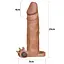 Насадка на пенис Lovetoy Pleasure X-Tender Series Add 2quot; 19 см (коричневый) - миниатюра 7