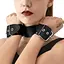 Ошейник с наручниками из натуральной кожи Art of Sex - Bondage Collar with Handcuffs - миниатюра 3