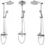 Душовя система Rea Aldi з виливом хром REA-P8801, Хром - мініатюра 2