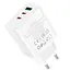 МЗП Hoco C126A PD40W+QC3.0 (1USB/2Type-C) White - мініатюра 3