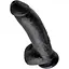 Фаллоимитатор King Cock 9" With Balls 26 см черный - миниатюра 1