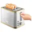 Тостер Sencor 930 Вт підігрів розморожування підсвічування пластик біло-золотий - мініатюра 7