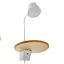 Бра-полка Brille настенная накладная LED BL-573W/6W WH+WD - миниатюра 1