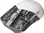 Бездротова миша ASUS ROG Gladius III AimPoint RGB USB-A/WL/BT White (90MP02Y0-BMUA11) - мініатюра 3
