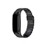 Ремінець MiJobs для фітнес-браслета Xiaomi Mi Band 3 та 4 металевий із застібкою чорний - мініатюра 2