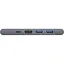 USB-хаб Baseus USB Type-C 7-in-one smart Grey (CAHUB-L0G) - миниатюра 2