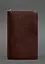 Кожаный блокнот (софт-бук) 8.0 на резинке бордовый краст - миниатюра 1