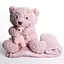 Игрушка-подушка Медведь с малышом и пледом 110х140 см розовый ТМ COLORFUL HOME 509-33P - миниатюра 3